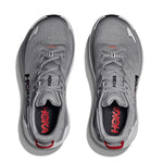 Hoka Gaviota 6 men's running shoes in stellar grey colorway, top view