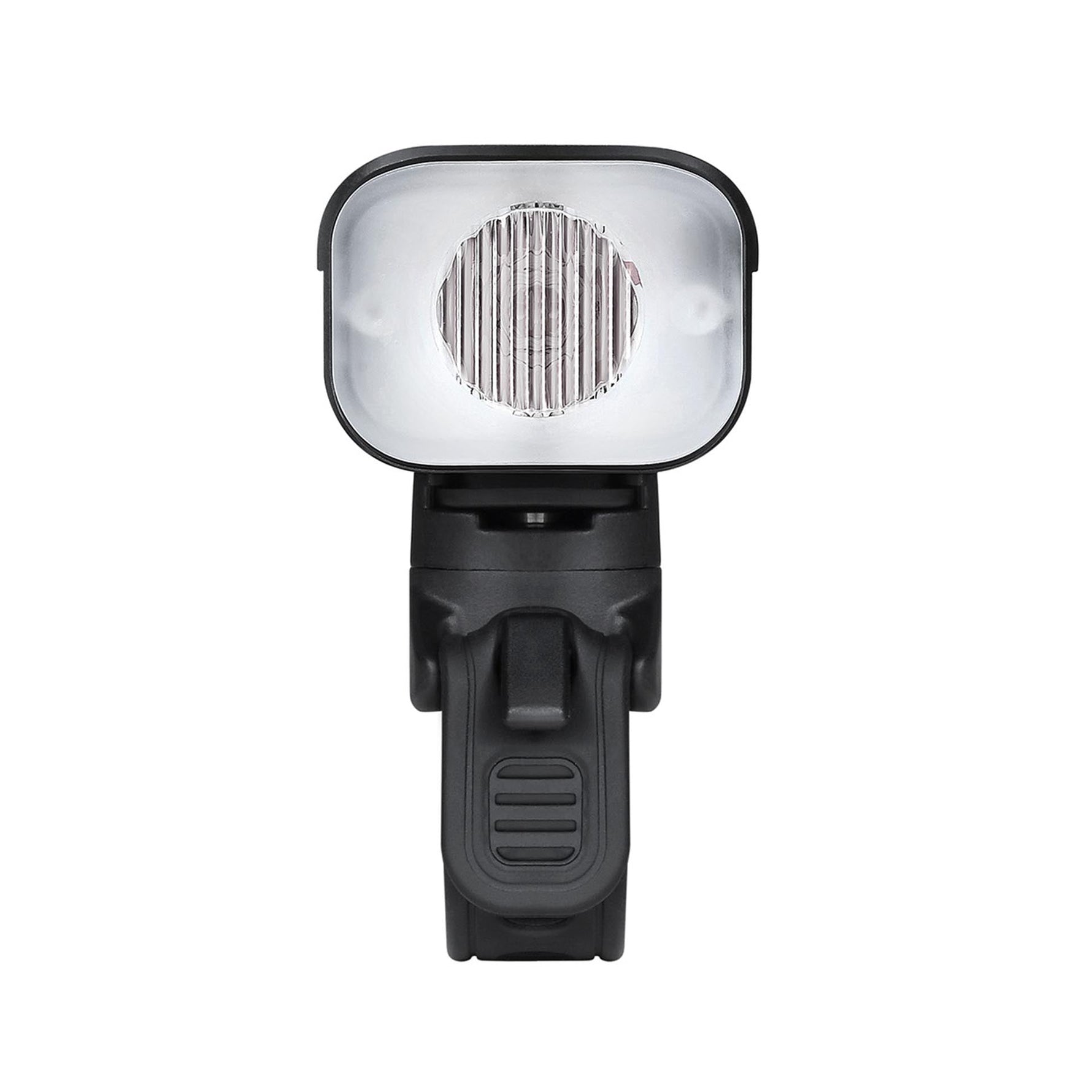 Ravemen LR500 black bicycle headlight with rectangular LED panel and mounting bracket