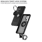 Rokform black phone cases with RokLock twist lock mounting system and accessories