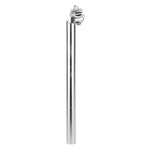 Sunlite Classic 27x350mm silver chrome bicycle seatpost with adjustable clamp head