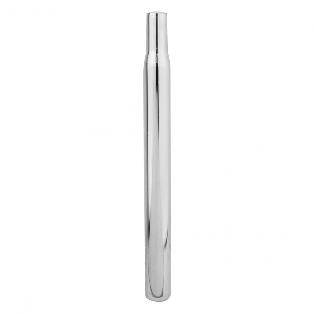 Sunlite chrome-plated steel bicycle seatpost 12x1-1/8 inch vertical view
