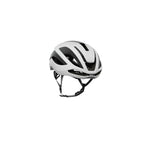 KASK Elemento white and silver cycling helmet with aerodynamic design and ventilation