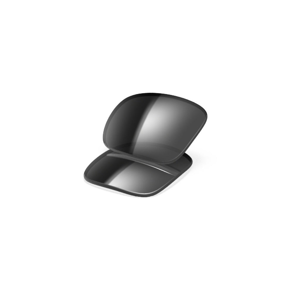 Oakley Holbrook replacement lens kit in Chrome Iridium dark mirror finish, pair shown