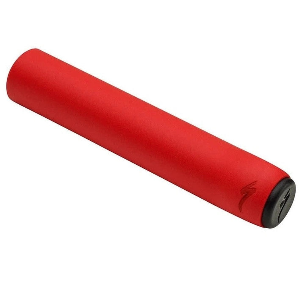 Specialized XC Race handlebar grip in red with black end cap, small/medium size