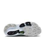 Brooks Adrenaline GTS 25 men's running shoe in oyster with green gecko and blue accents