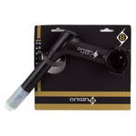 Origin8 Pro Fit black bicycle quill stem with clamp on professional packaging