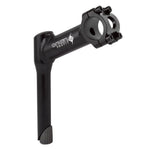 Origin8 Pro Fit black quill stem with adjustable angle for bicycle handlebars