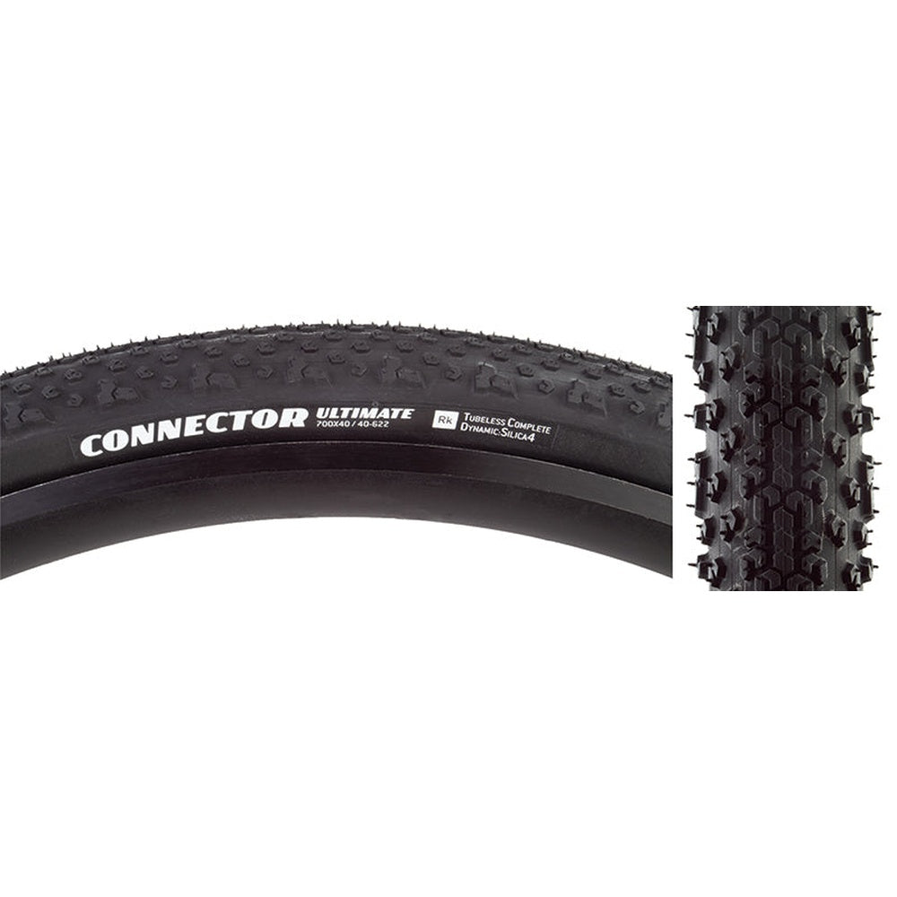 Goodyear Connector Ultimate black bicycle tire showing tread pattern and sidewall branding