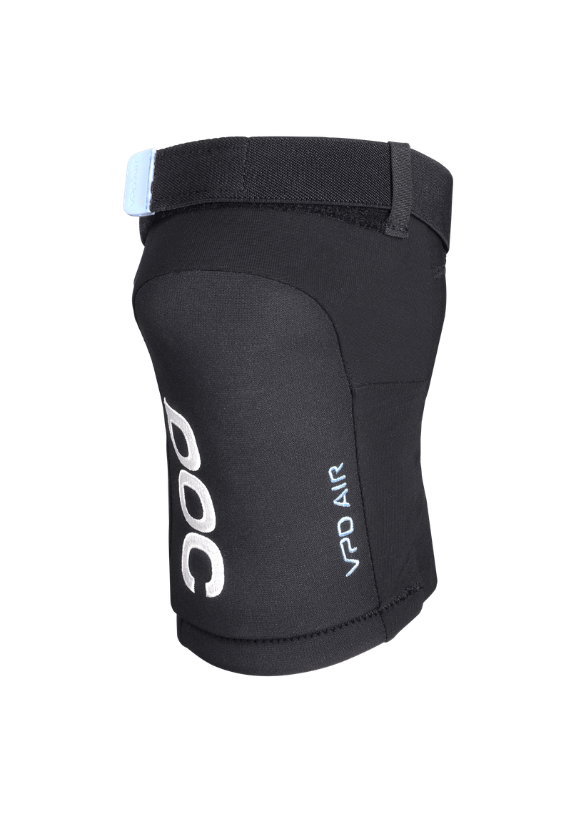 POC Joint VPD Air Knee protection pad in Uranium Black with professional studio lighting