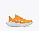 HOKA Carbon X 3 women's running shoe in radiant yellow orange colorway
