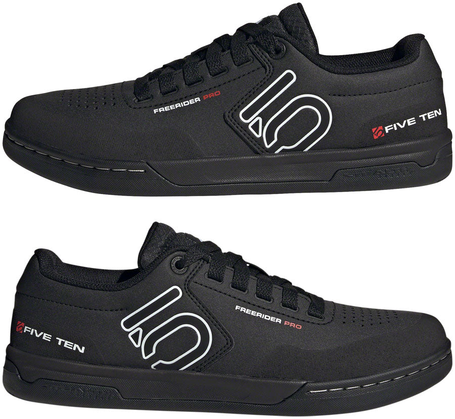 Five Ten Freerider Pro MTB shoes in black with white logo details