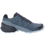 Salomon Speedcross 5 women's trail running shoe in blue-grey colorway