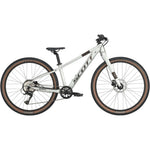 Scott Scale 600 alloy mountain bike in silver with tan sidewall Kenda tires