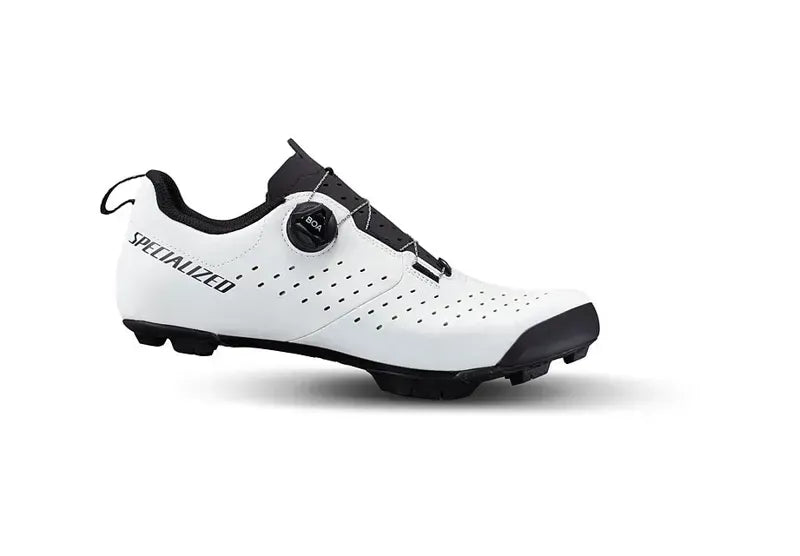 Specialized Recon 1.0 white gravel mountain bike shoe with BOA closure system