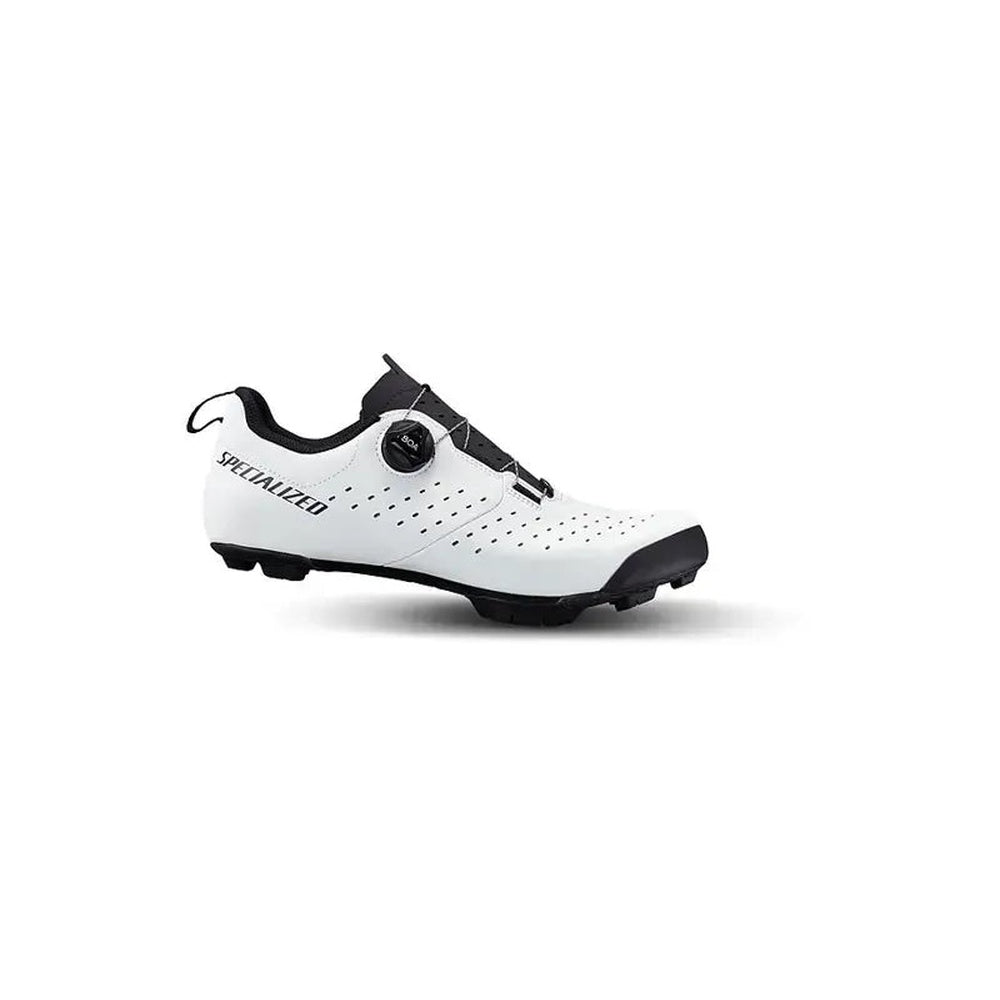 Specialized Recon 1.0 white gravel mountain bike shoe with BOA closure system
