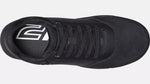 Top view of black Specialized 2FO Roost flat mountain bike shoe showing laces and interior