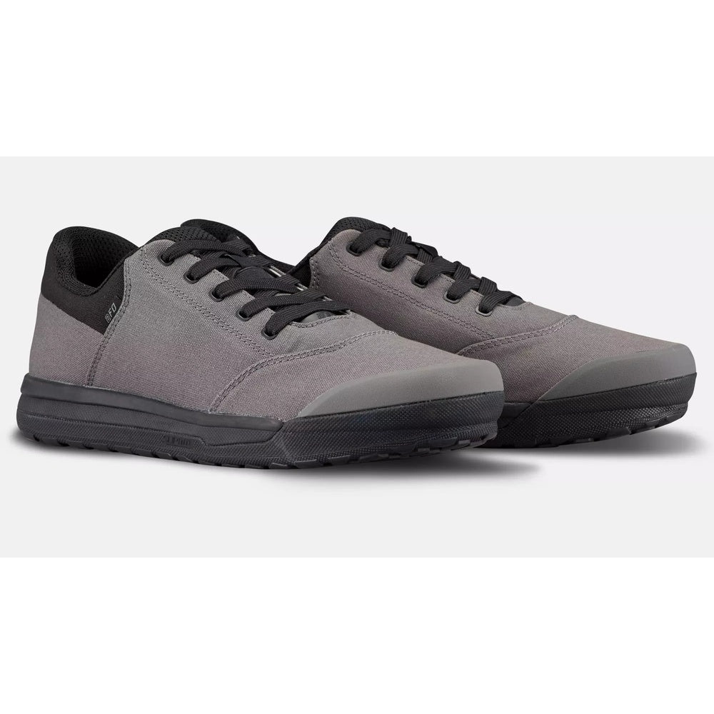 Specialized 2FO Roost flat mountain bike shoes in grey and black colorway