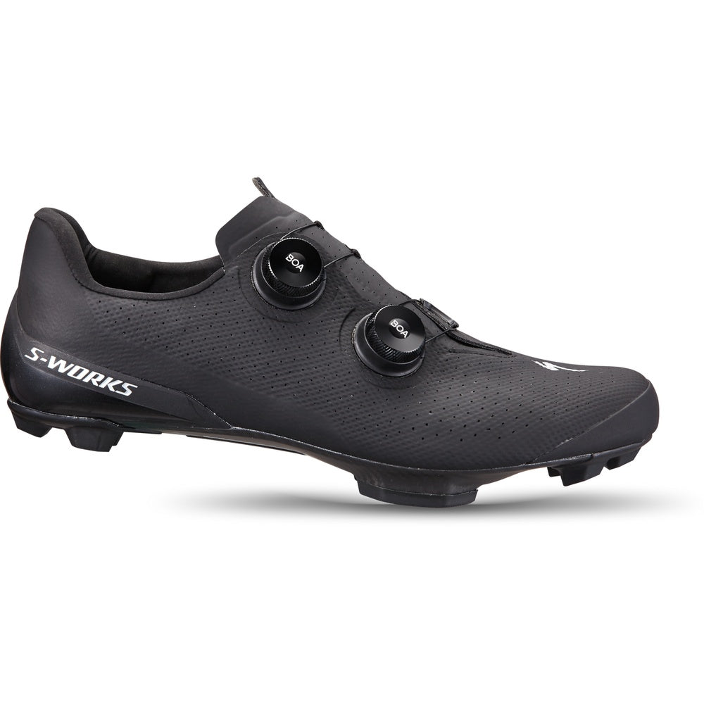 Specialized S-Works cycling shoe in black with dual BOA dials