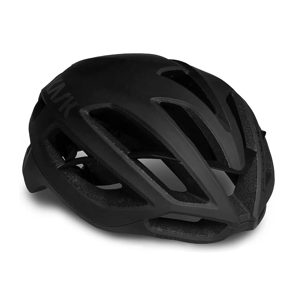 Kask Protone Icon cycling helmet in matte black with aerodynamic design and ventilation