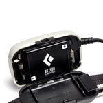 Black Diamond BD1800 lithium-ion battery pack in charging case with cables