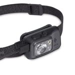 Black Diamond Spot 400-R headlamp in graphite with LED lights and adjustable strap