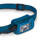 Black Diamond Spot 400-R rechargeable headlamp in blue with adjustable headband