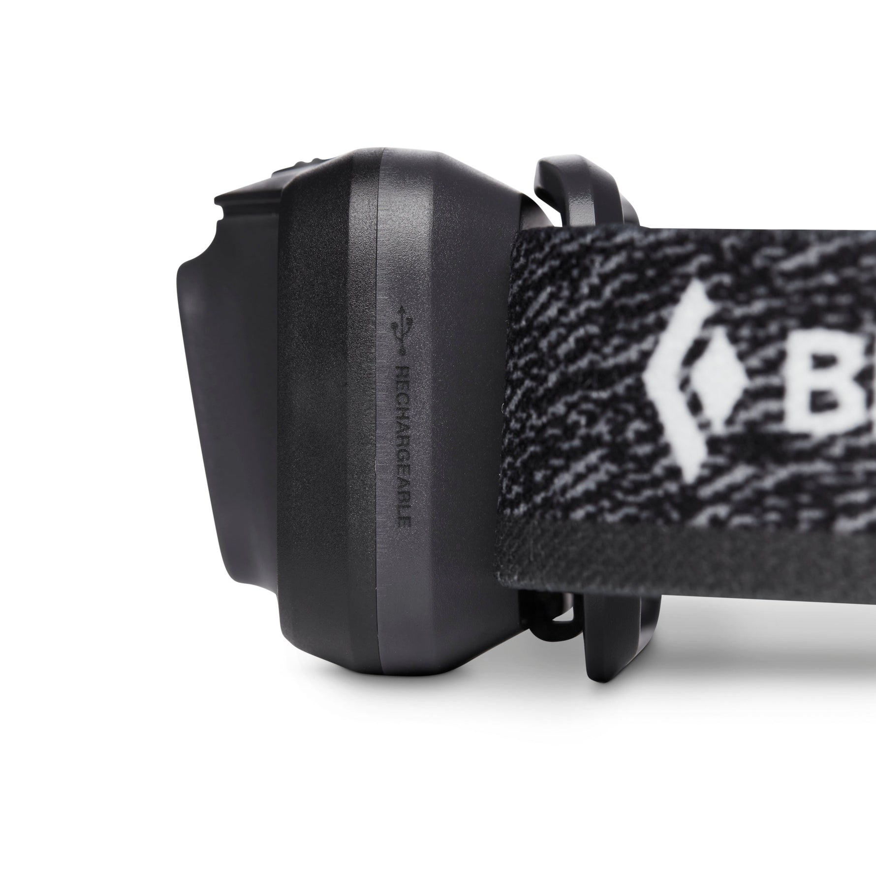 Black Diamond Astro 300-R headlamp in graphite color with black headband