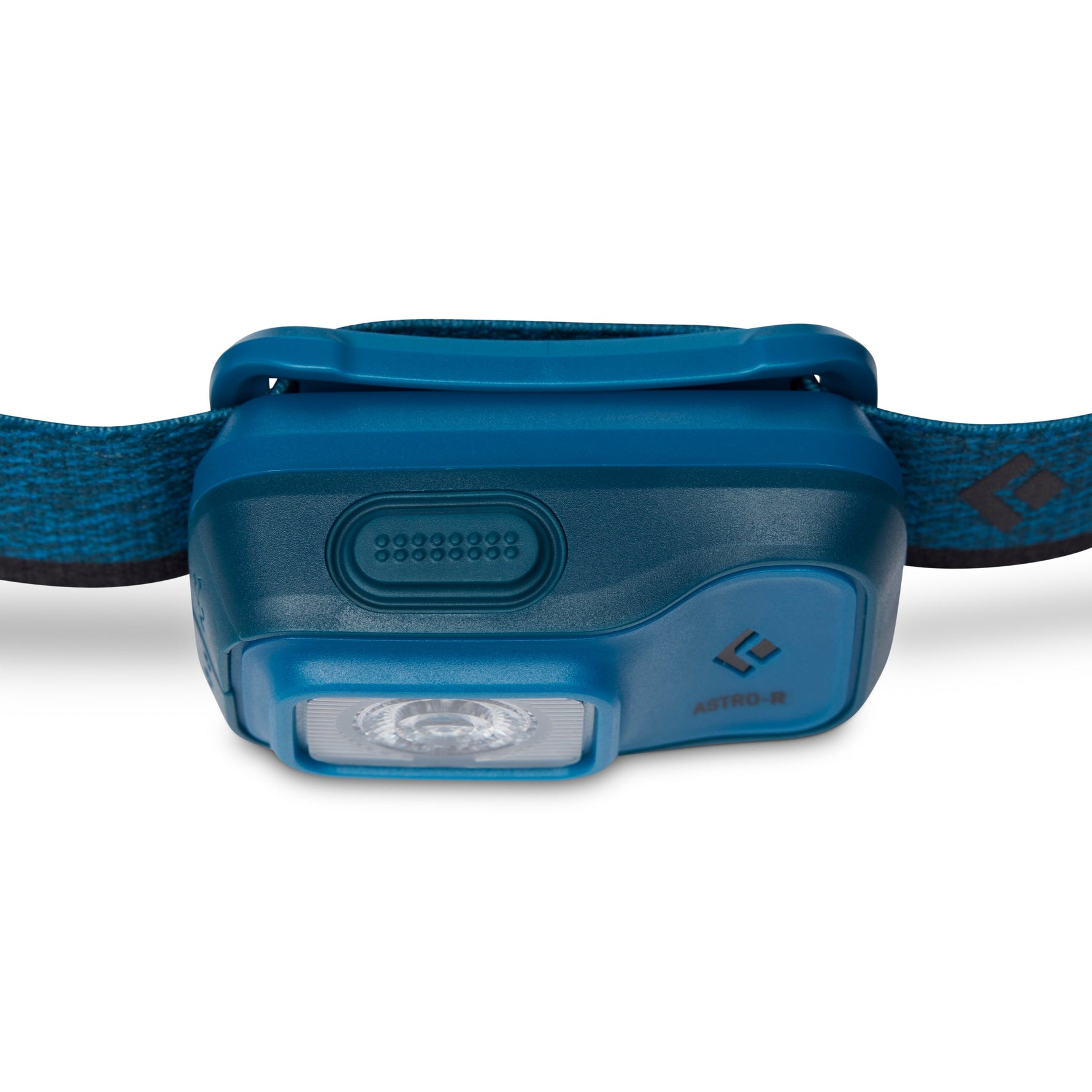 Black Diamond Astro 300-R headlamp in blue with adjustable strap