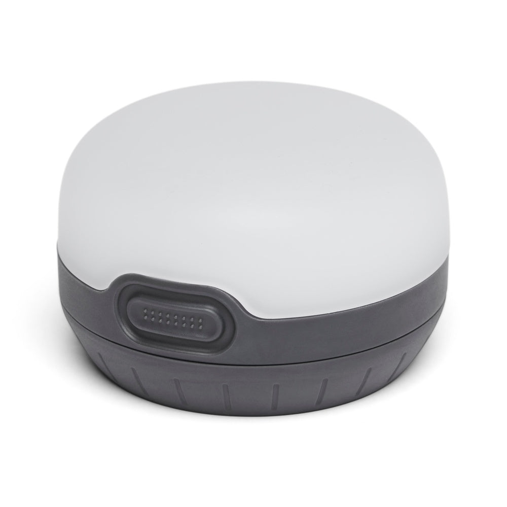 Black Diamond Moji compact LED lantern with white top and gray base