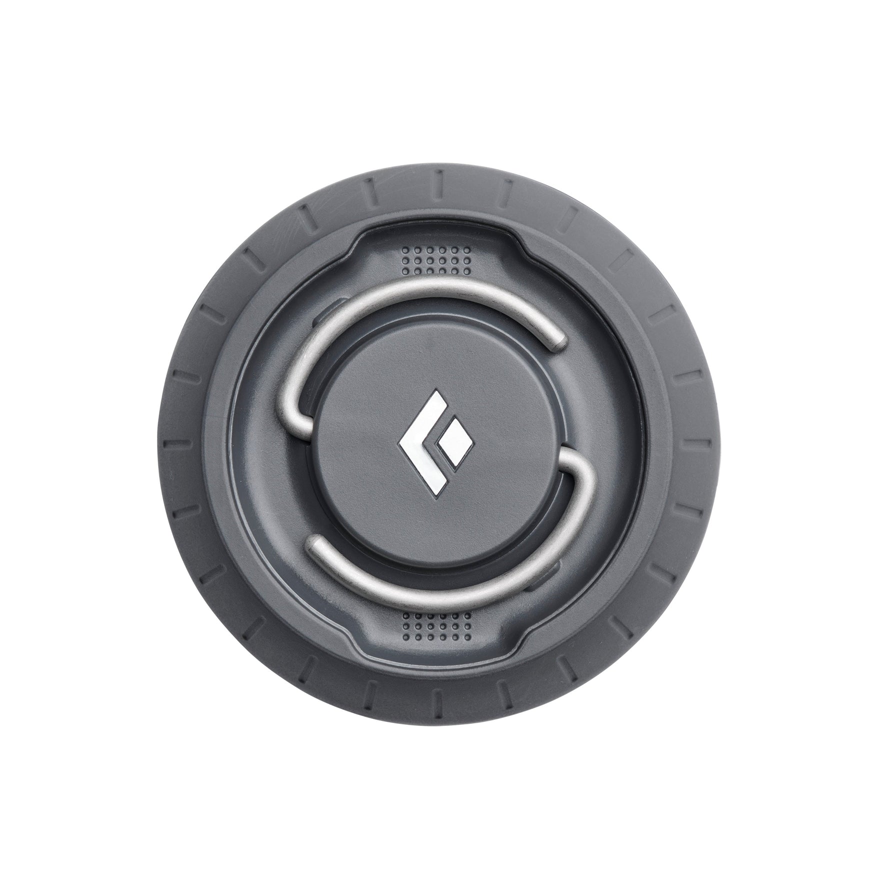 Black Diamond Moji lantern in black, top-down view showing circular design with logo