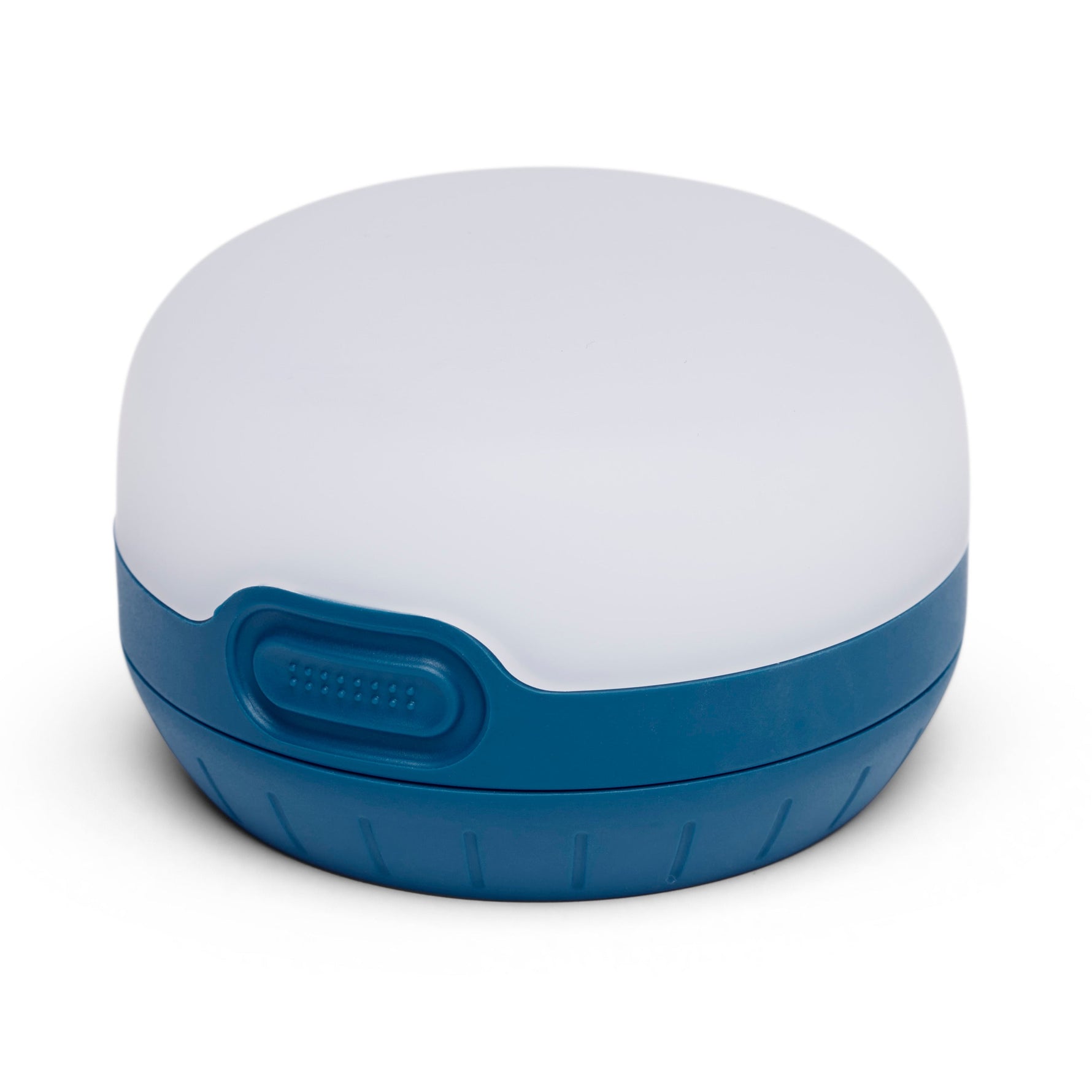 Black Diamond Moji camping lantern in blue with white diffuser top