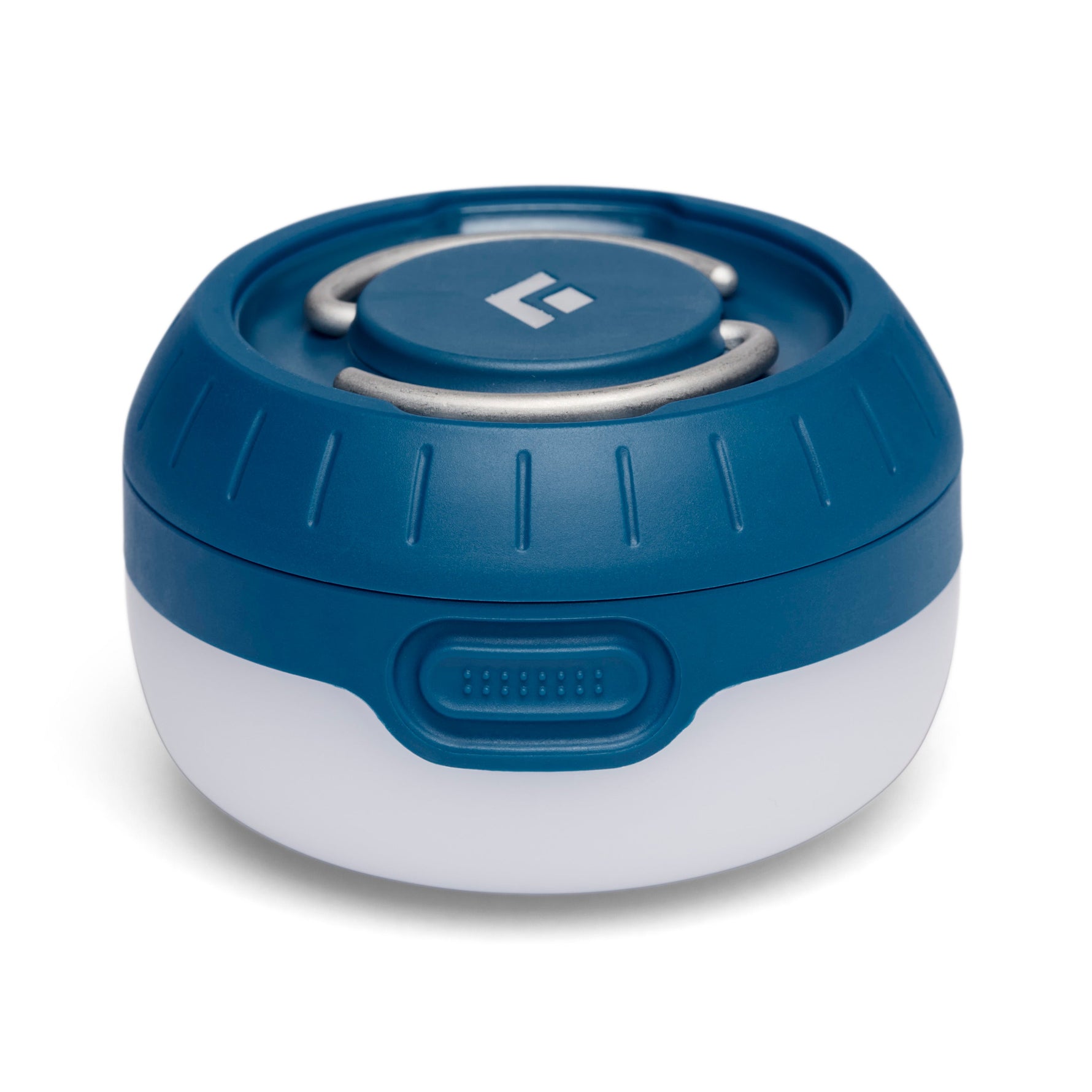 Black Diamond Moji compact camping lantern in blue with white base