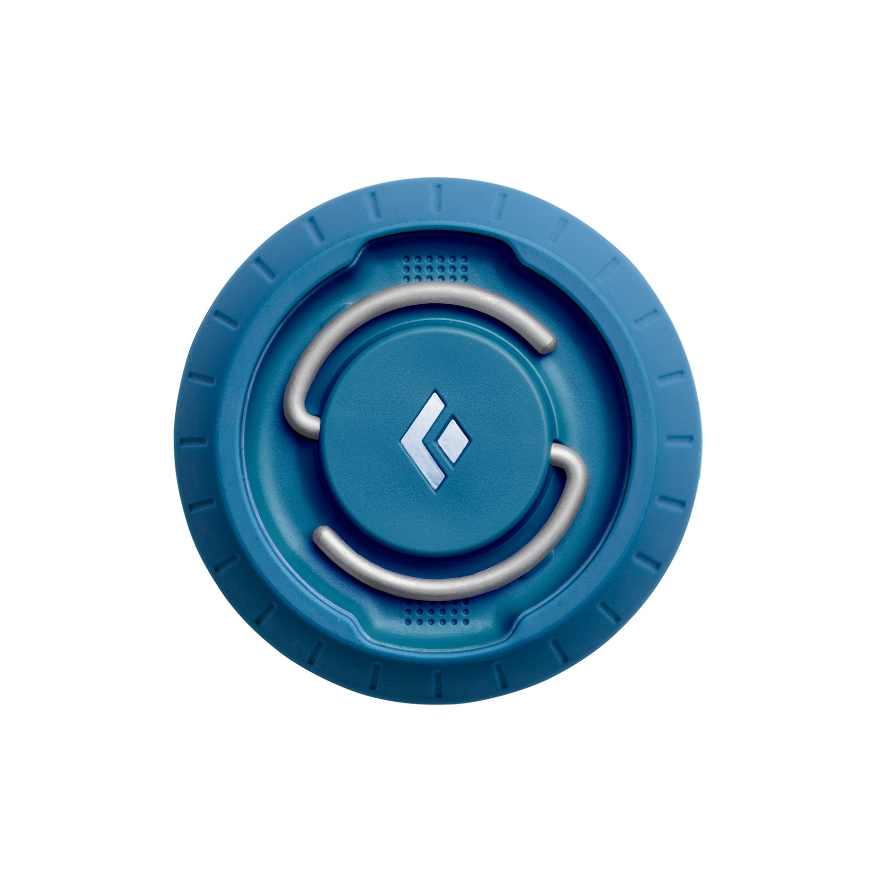 Black Diamond Moji Lantern in blue color with diamond logo on clean background