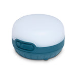 Black Diamond Moji lantern in teal blue with white diffused light dome