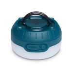 Black Diamond Moji+ rechargeable LED camping lantern in azurite blue with handle