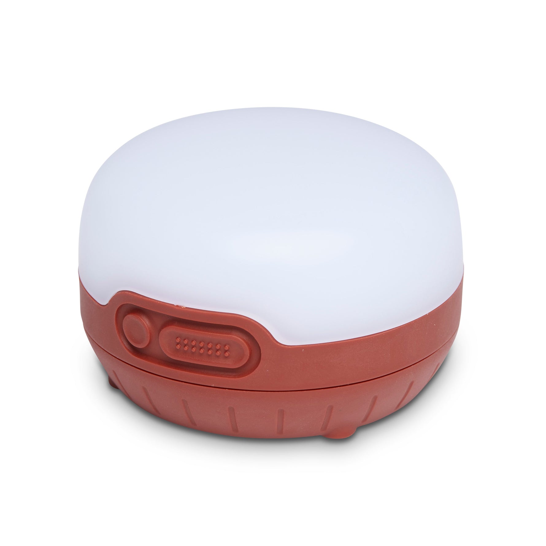 Black Diamond Moji+ compact LED lantern in red with white diffuser dome