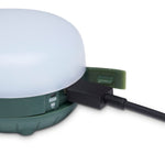Black Diamond Moji R+ Lantern in dark green with USB charging cable