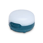 Black Diamond Moji+ LED lantern in teal color with white diffused light dome