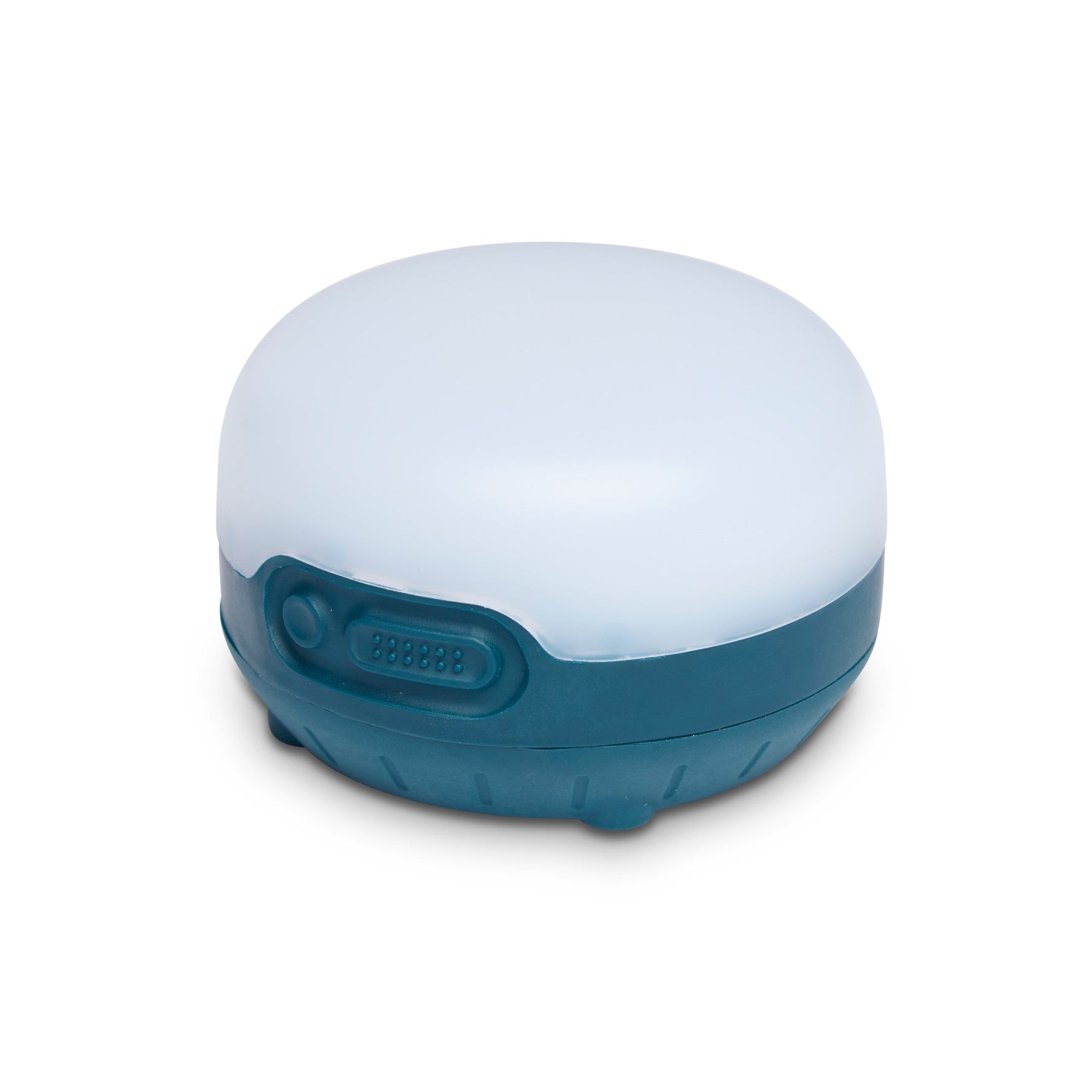 Black Diamond Moji+ LED lantern in teal color with white diffused light dome