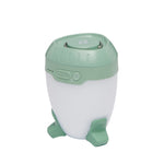 Black Diamond Orbiter lantern in sage green with white body on clean background