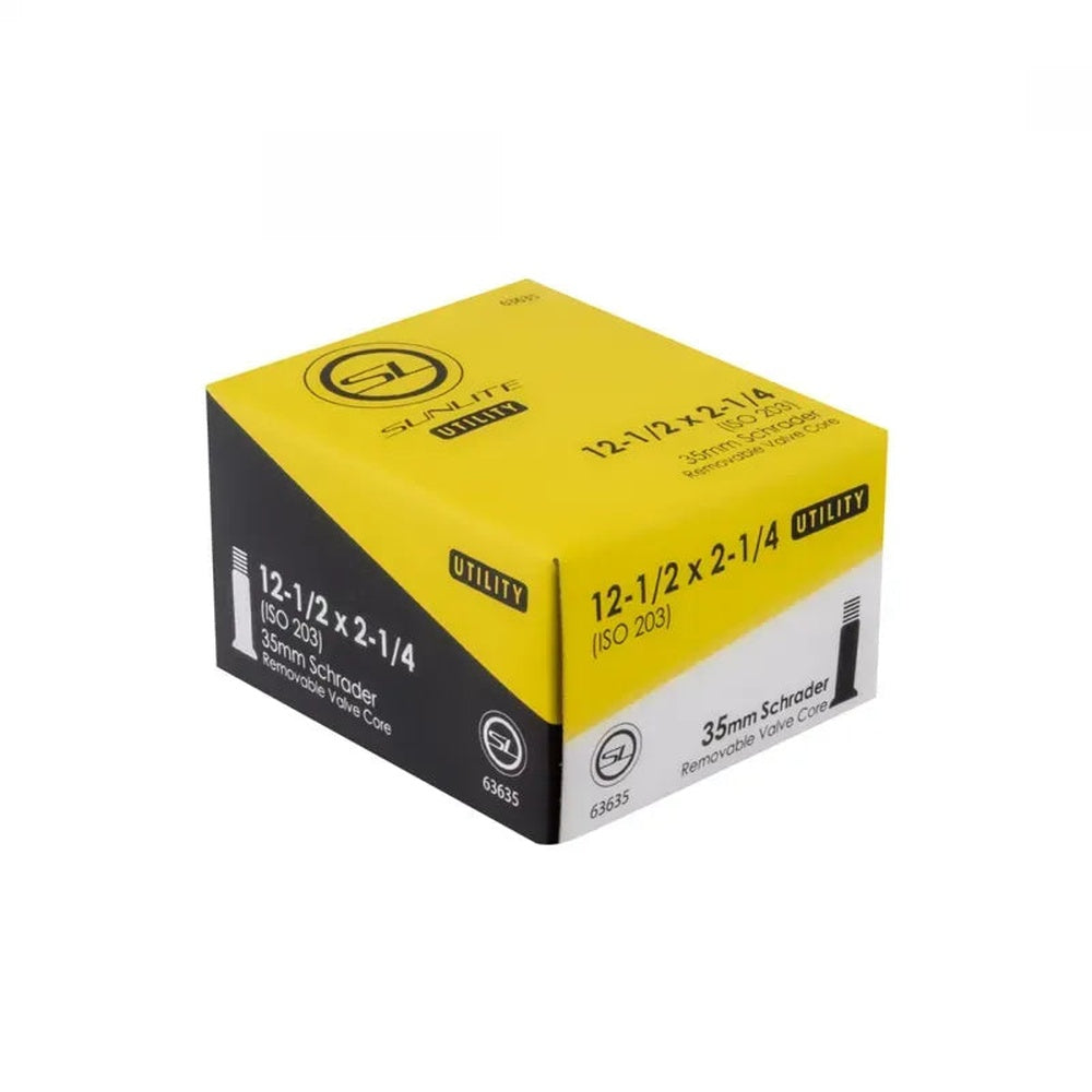 Sunlite Utility 12-1/2x2-1/4 ISO 203 35mm Schrader valve bicycle inner tube box