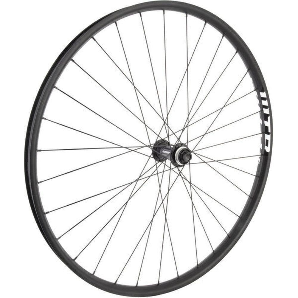 Wheel Master 29-inch black front bicycle wheel with disc brake mount and spokes