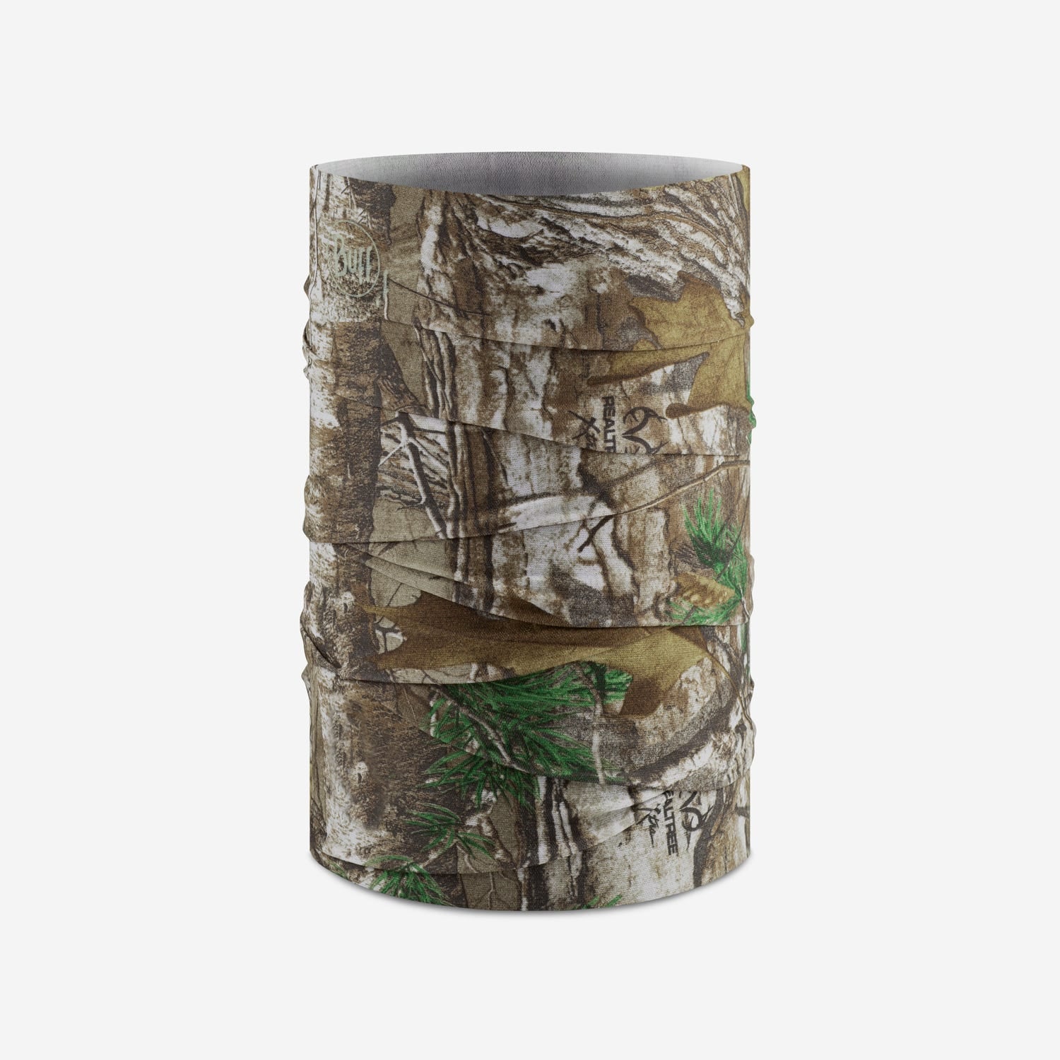 Buff Cool Net UV+ neck gaiter in Real Tree Xtra camouflage pattern