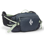 Black Diamond Pursuit 6 waist pack in carbon-foam green with adjustable straps
