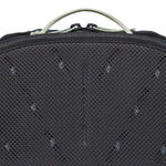 Black Diamond Pursuit 6 waist pack in carbon-foam green showing textured mesh back panel