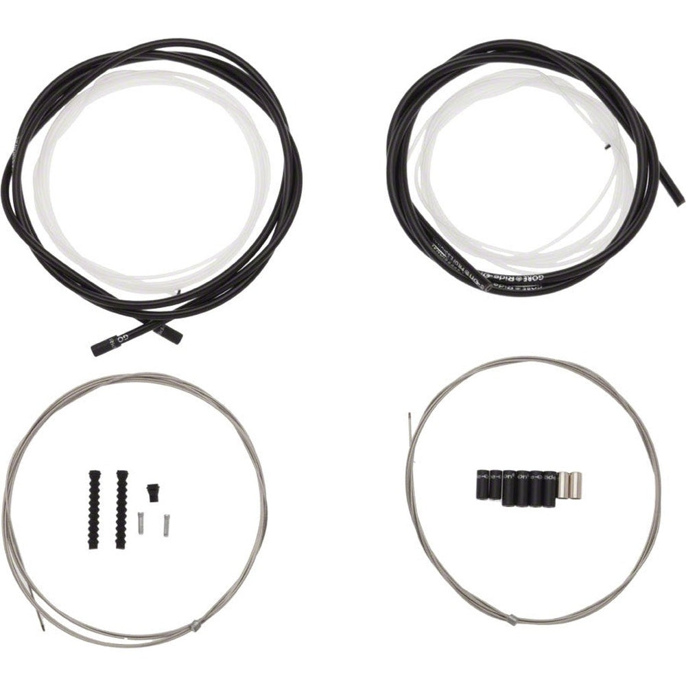 SRAM Gore Ride-On shift cable system with black housing and installation components