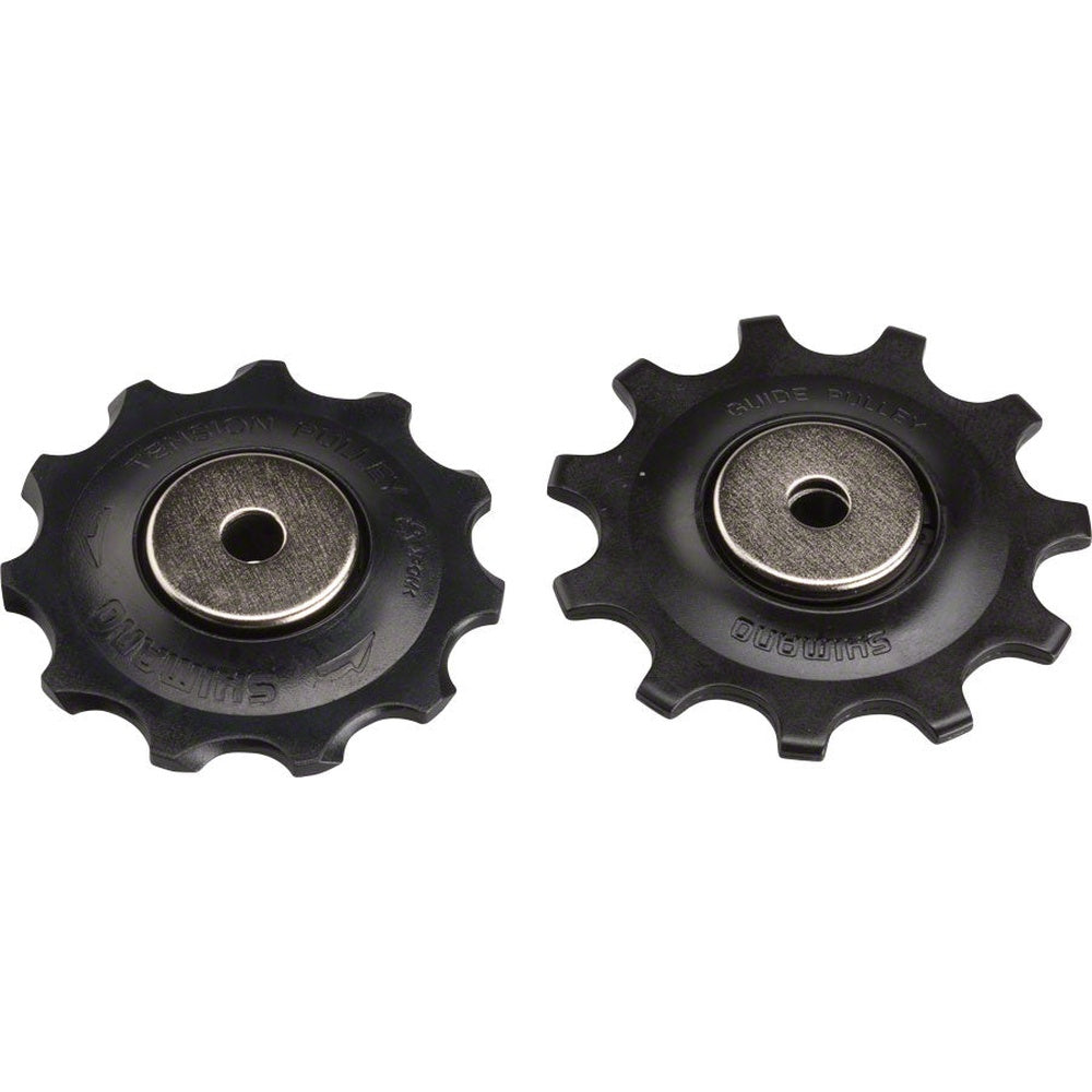 Shimano RD-5800 guide and tension pulley wheels pair, black with silver bearings