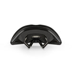 Fizik Tempo Argo R1 saddle in black with distinctive curved profile and rail system