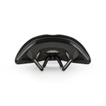 Fizik Tempo Argo R3 saddle in black with professional studio photography showing top and bottom views