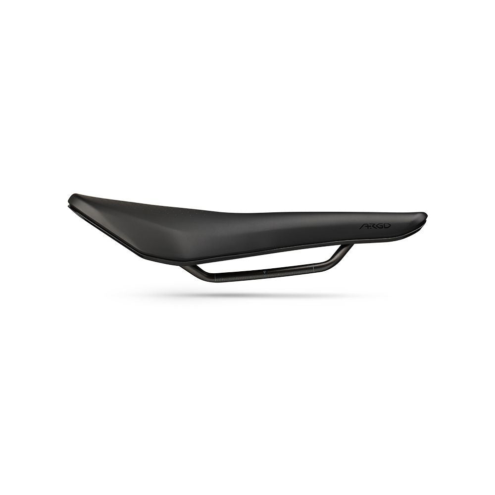 Fizik Tempo Argo R3 saddle in black with carbon rails and ergonomic design
